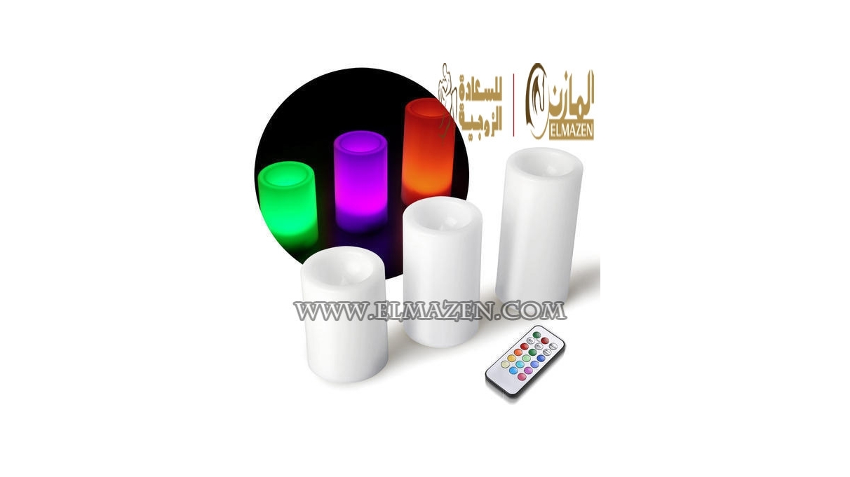 شمعة الريموت مضيئات رومنسية شموع مضئ بالريموت 💫 فى مصر