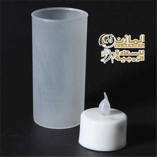 شمعة سنسور نفخ شموع رومانسية امنة منتجات السعادة 💫