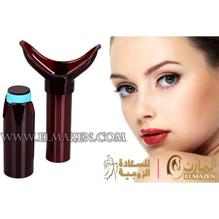 "جهاز نفخ الشفايف Lip Pump باللون الوردي - تكبير طبيعي للشفاه"