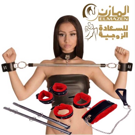 مسطرة معدن بحزام رقبة