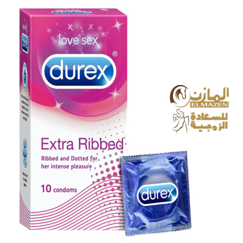واقى ذكرى durex extra ribbed