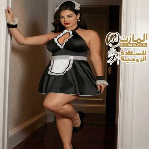 مجموعة لانجيري خادمة كاملة مع إكسسوارات