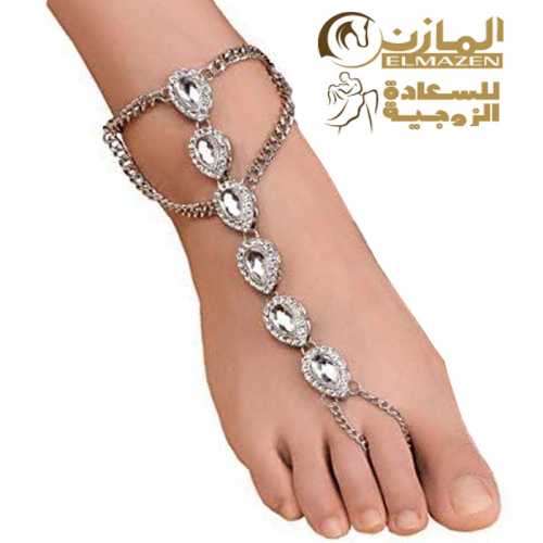 خلخال حريمي فضى كود 46 بالماس الصناعي