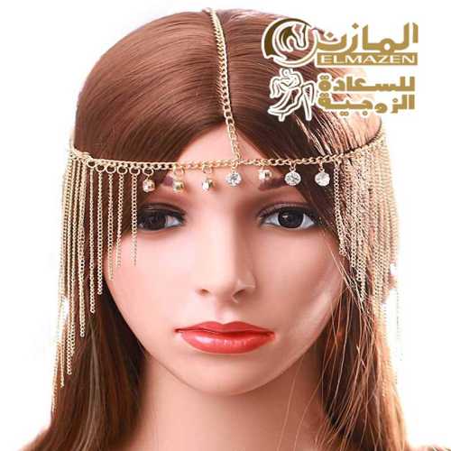 تاج ذهبي كود 31 مرصع بالكريستال