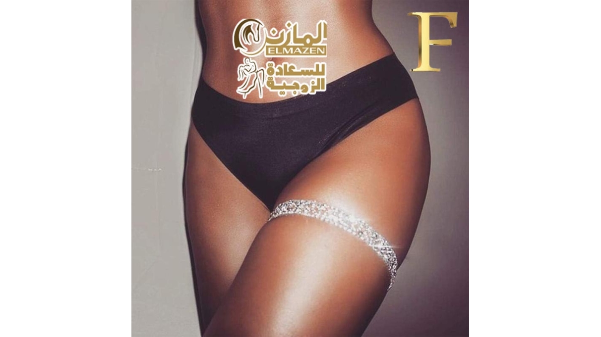 "اكسسوار فخد نسائي مثير من الكريستال الفضى اللامع"