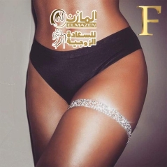 "اكسسوار فخد نسائي مثير من الكريستال الفضى اللامع"