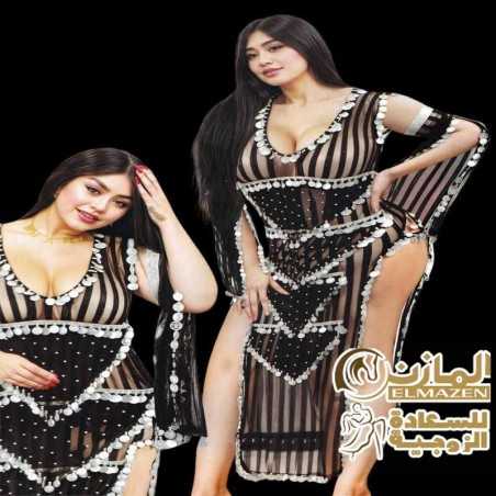 بدلة رقص للعروسة بتطريز يدوي فاخر