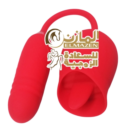 اللسان الهزاز اللاعق | وردة مداعبة نسائية بـ5 سرعات وأنماط