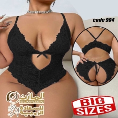 لانجرى مقاسات كبيرة كود 904 لون أسود