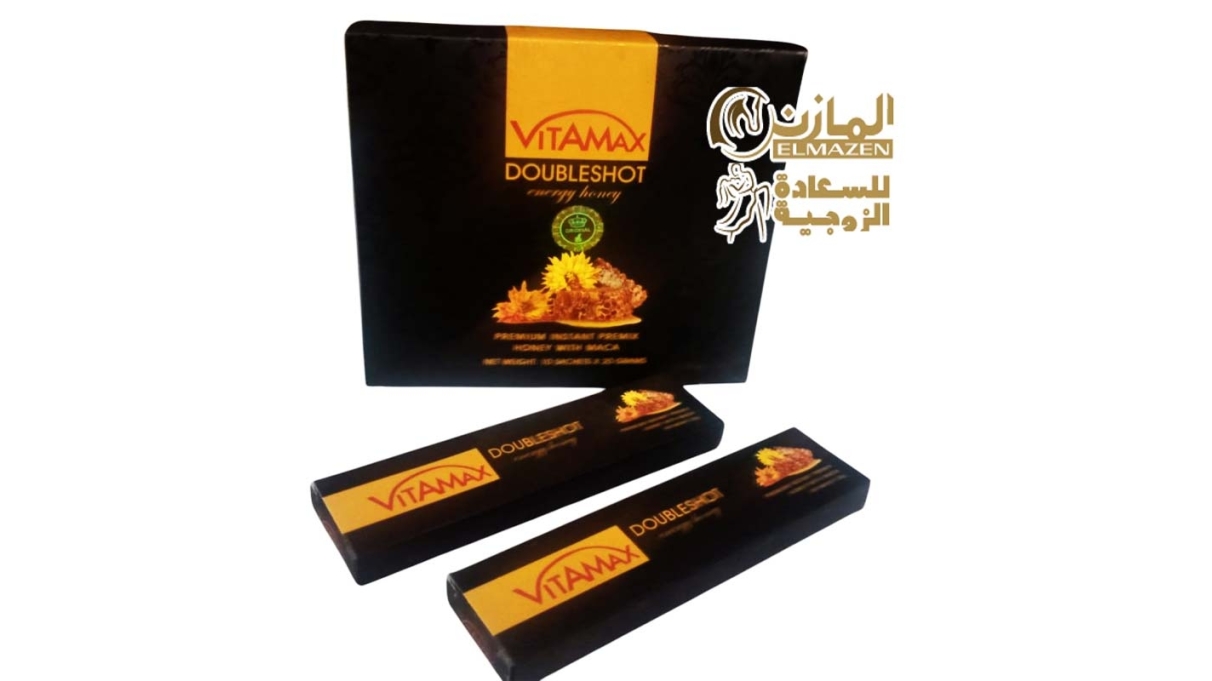 عسل فيتاماكس دبل شوت – عسل الجنس والطاقة للرجال 10 أكياس – منتج ماليزي أصلي