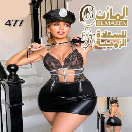 لانجرى الشرطية كود 477 | شيفون وجلد أسكاى مثير للزوج