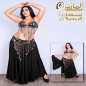 بدلة رقص كود 319 باللون الأسود قطعتين للمتزوجات