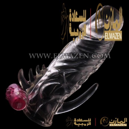 الكاندوم السليكون الكامل الهزاز