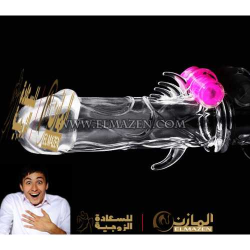 الكاندوم السليكون الكامل الهزاز