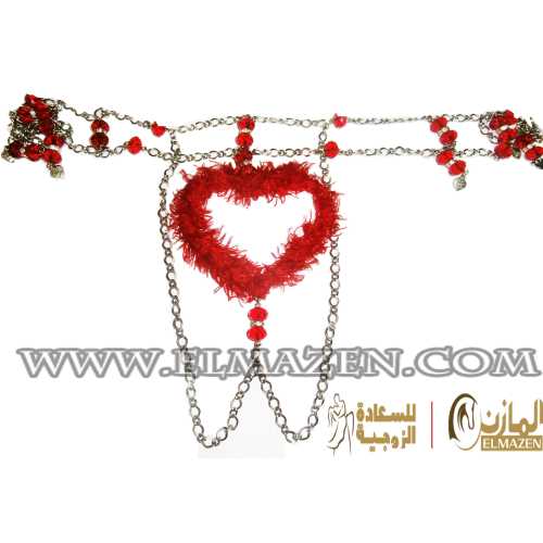 الاندر المعدن بالكريستالة الحمراء