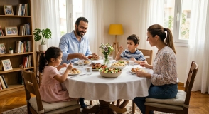 آداب المائدة للأطفال